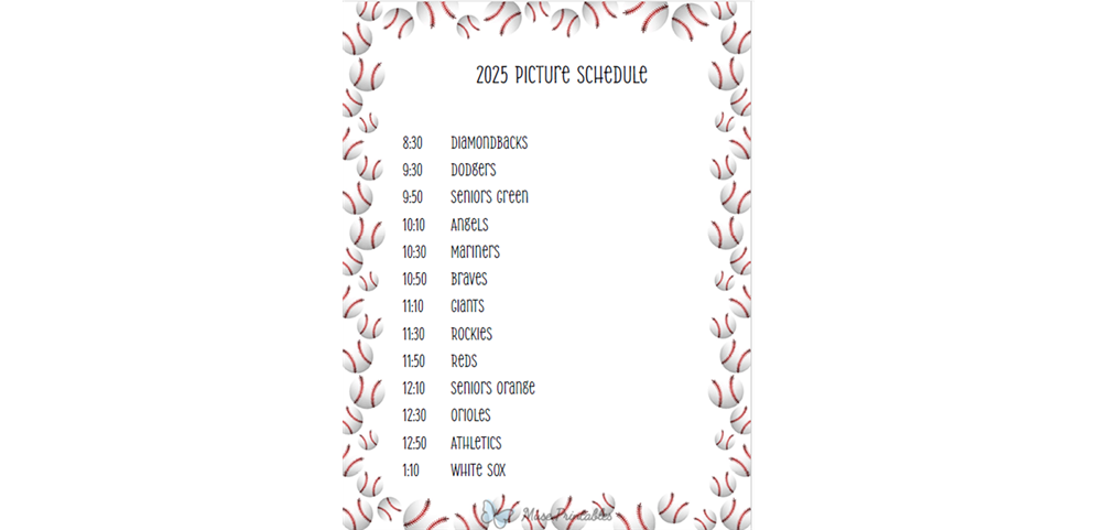 Picture Schedule