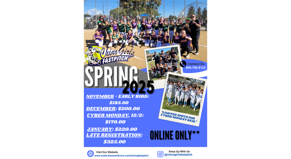 Spring 2025 Registration OPEN NOW