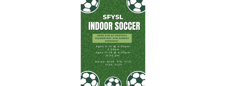 Sunday night indoor soccer