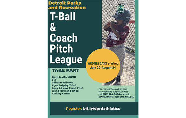 T-ball & Coach Pitch League