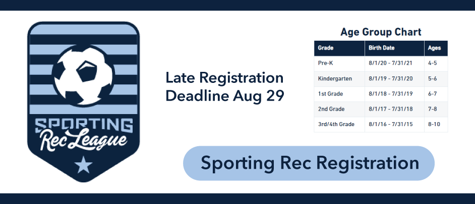 SportingRec Registration