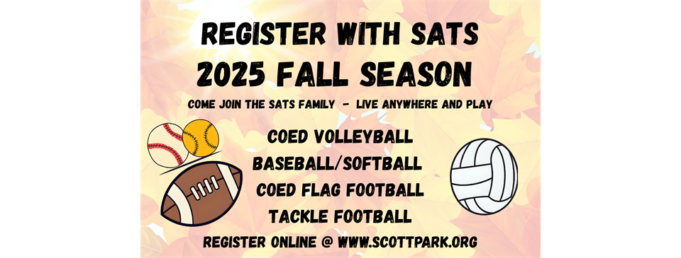 Fall Registration Open Online Now