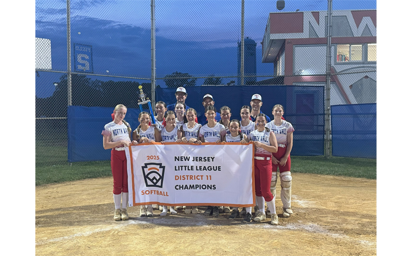 2025 Little League Softball D11 Champions North Wall 