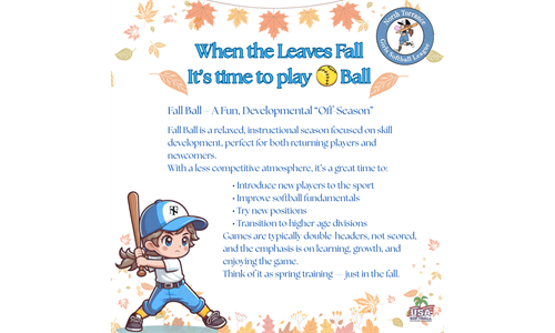 Play Fall Ball with us!