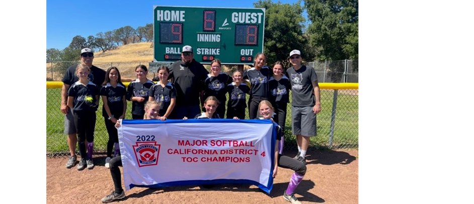 Congrats to our 2022 Major Softball District 4 Champs!!!