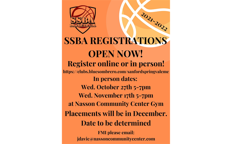 SSBA Registrations