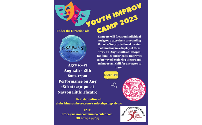 Youth Improv Camp 2023