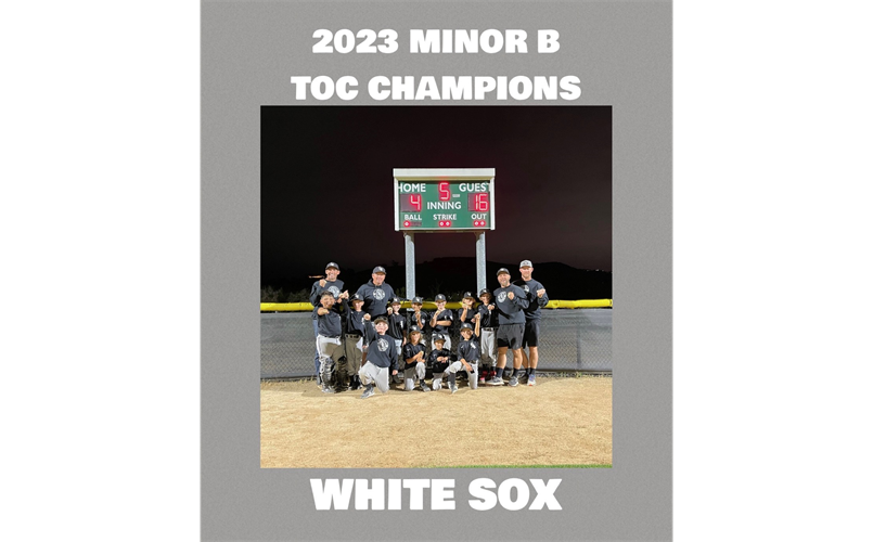2023 Minors B TOC Champions! 