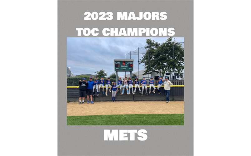 2023 Majors TOC Champions!