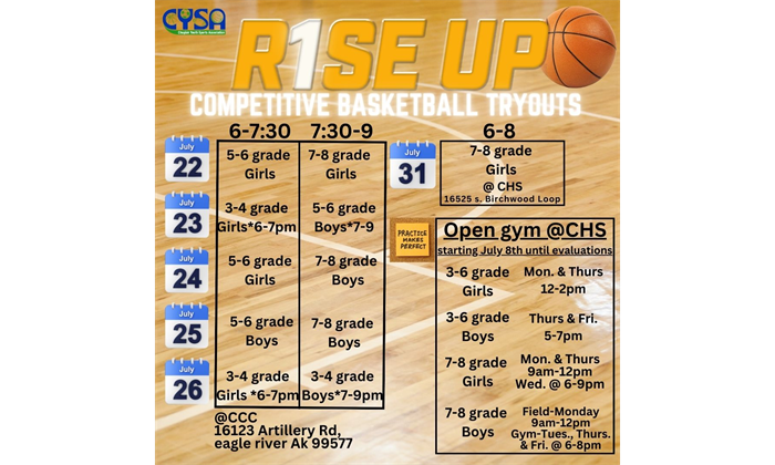 R1SE UP COMP. BASKETBALL TRYOUTS