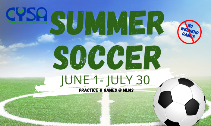 SUMMER SOCCER REGISTRATION!