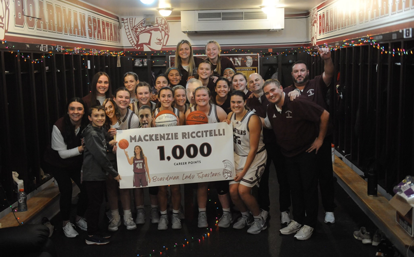 Mackenzie Riccitelli 1000 point scorer!