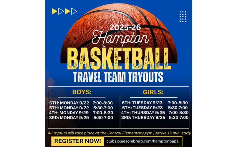 2025-26 HBA Tryout Schedule
