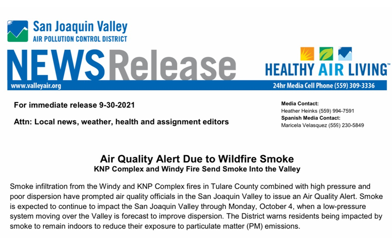 Games Cancelled: Bad Air Quality 10/02/21