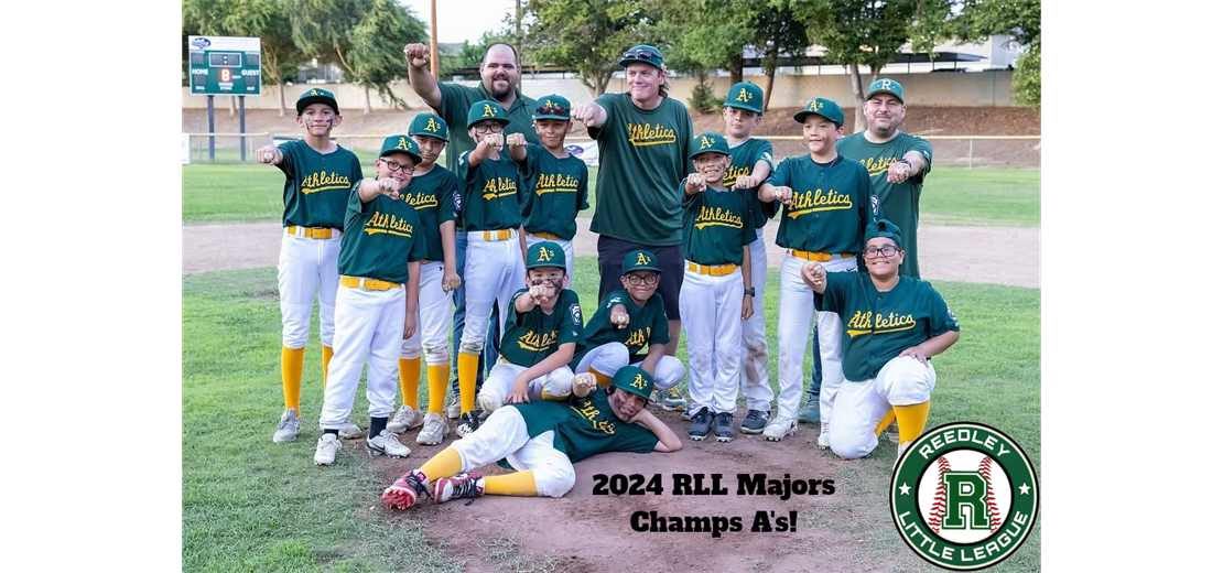 Congratulations to our 2024 major league champion A's!