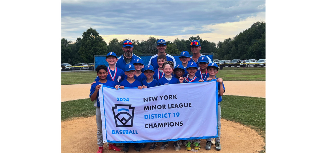 District 19 Minor League Baseball Champions!