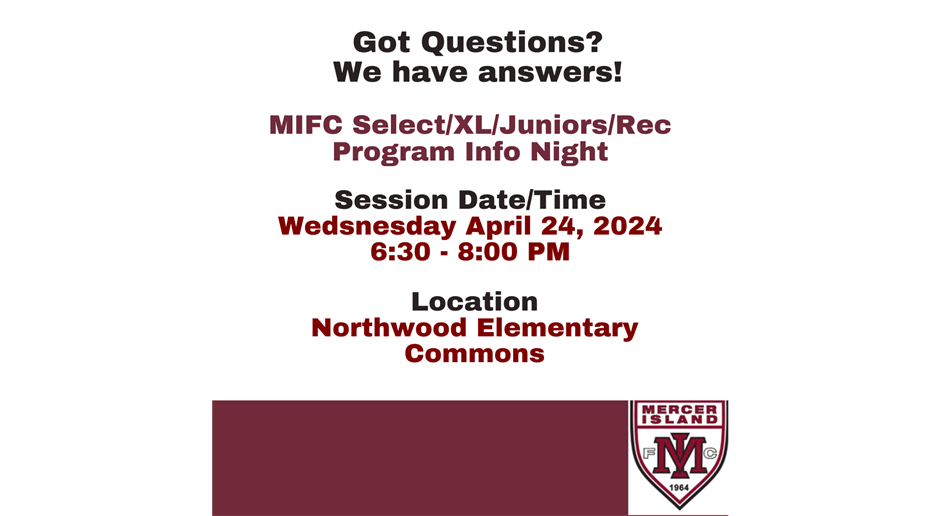 MIFC Parent Info Session