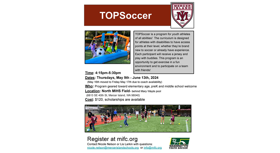 Register Now for Spring TopSoccer
