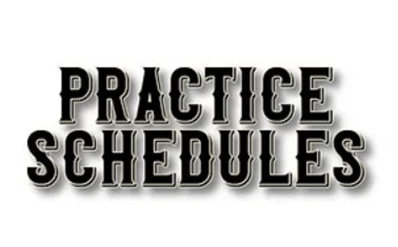Practice Schedule 2024