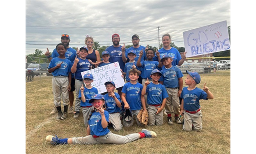 8U Coach Pitch 2024 Champions- Blue Jays