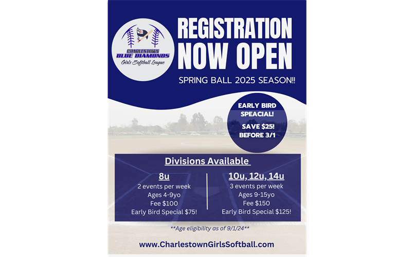 2025 Spring Registrations OPEN!