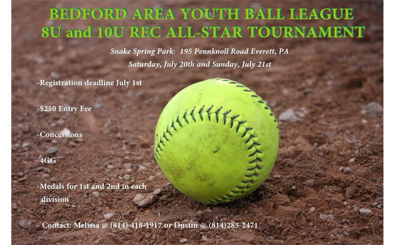 Bedford 8U and 10U Softball Tournament