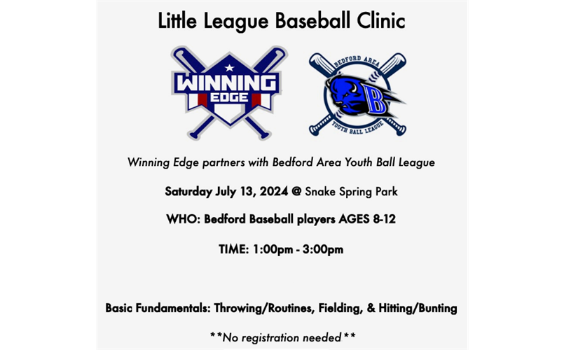 Little League Baseball Clinic