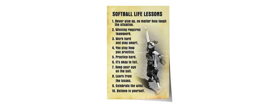 Softball Life Lessons