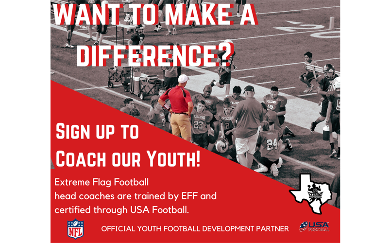 DID YOU KNOW, Head Coaches kids play for FREE? Email Coaches@extremeflag.com for more information