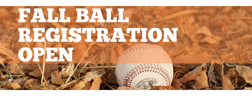 Fall Registration Open