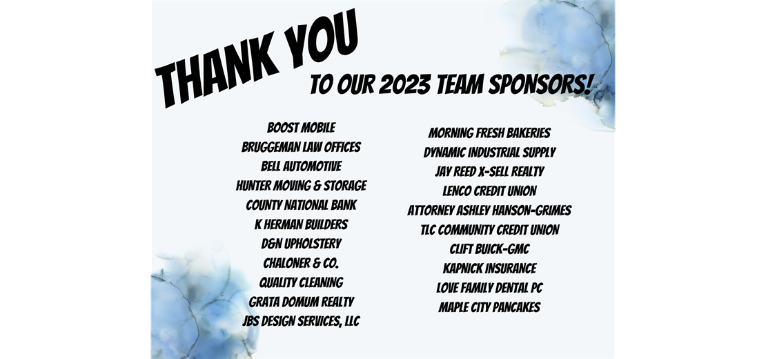Thank You to Our Sponsors!