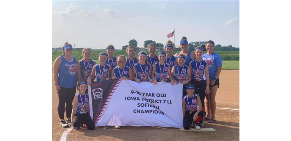 2021 9 & 10U District Champions