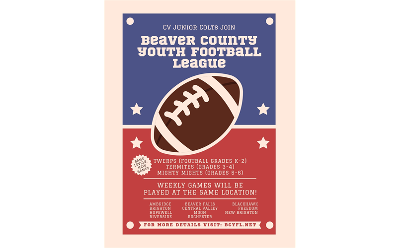 CV Junior Colts Join BCYFL!