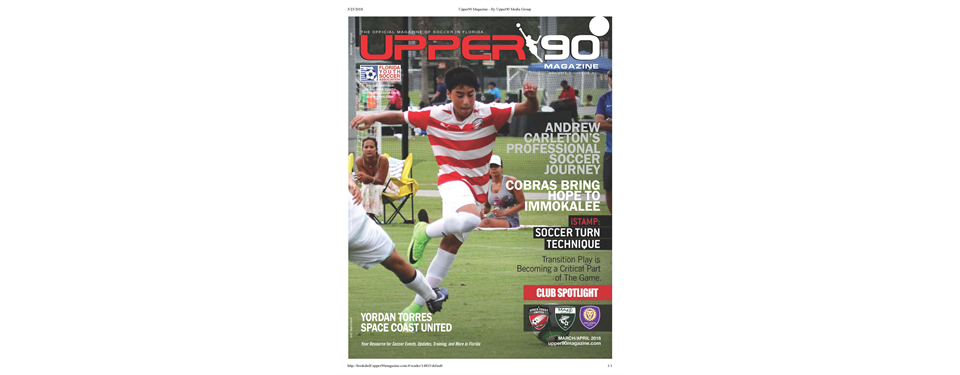 Mako Soccer Featured in Upper90 Magazine 