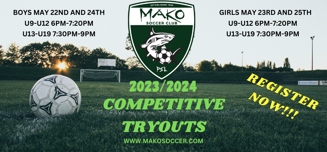 2023/2024 COMPETITIVE REGISTRATION IS NOW OPEN!!!!
