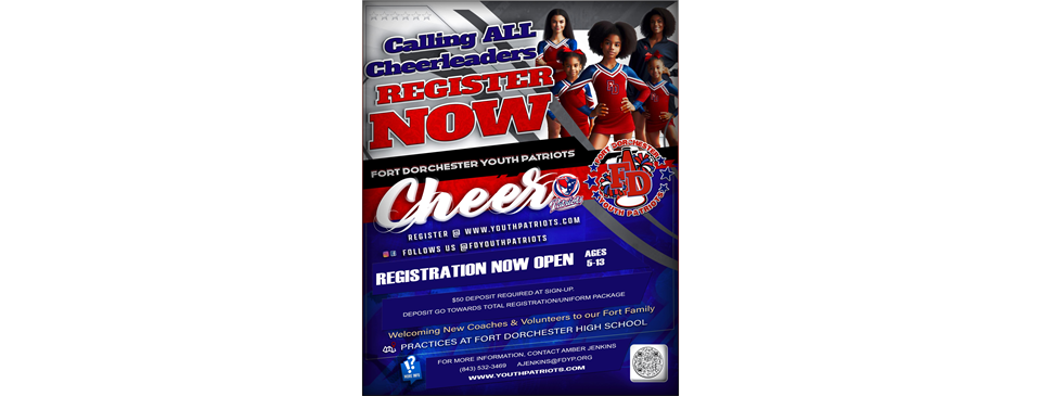 Cheer Registrations are Now Open