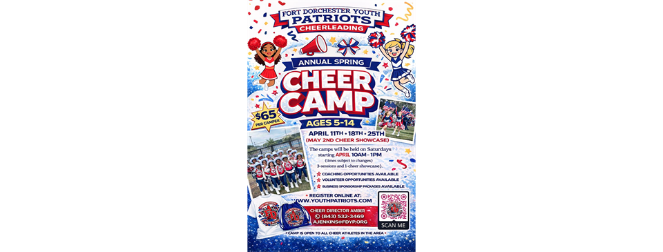 2026 Cheer Camp Registrations are Open