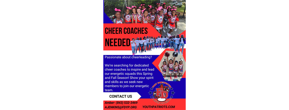 Cheer Coaches Are Wanted