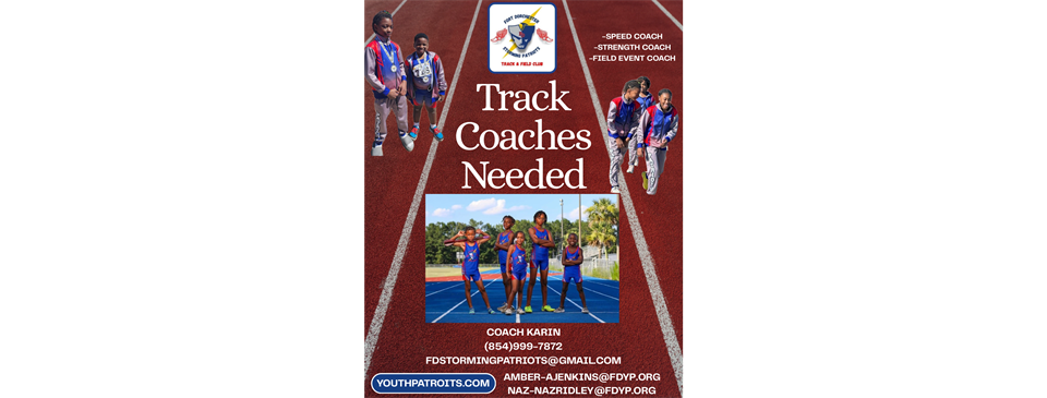 Track Coaches Are Wanted