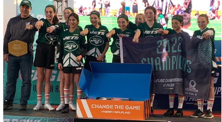 Congrats to the 10U 2022 Girls Flag Football National Champions from Arlington!