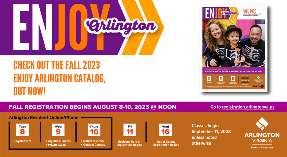 Enjoy Arlington - Class Registration Site