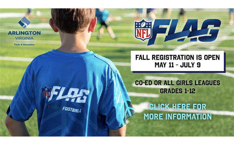 NFL Flag Football is Back! Register by 5PM July 9!