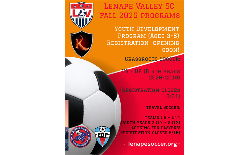 Selected Fall Registrations are Open!