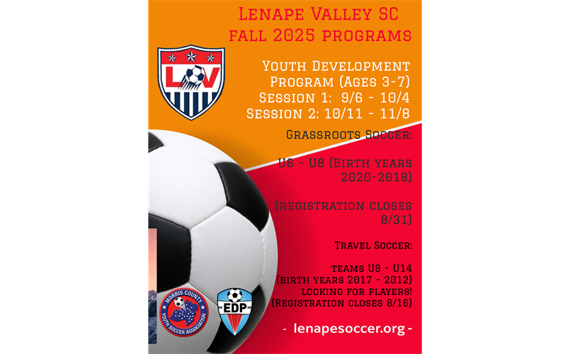 Selected Fall Registrations are Open!