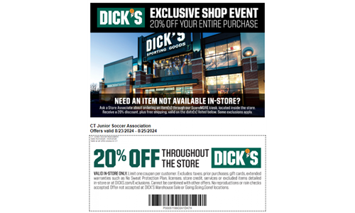 Dicks Sporting Goods Coupon