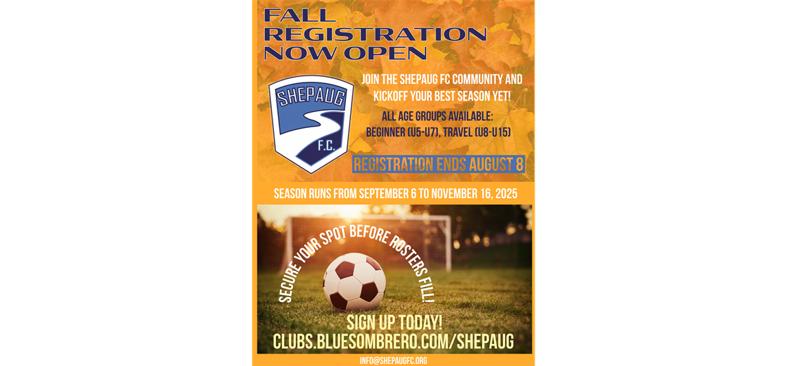 Fall 2025 Registration: Open now through August 8th!
