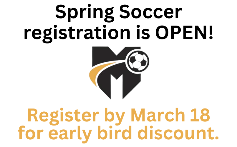 Spring Soccer Registration is Open!