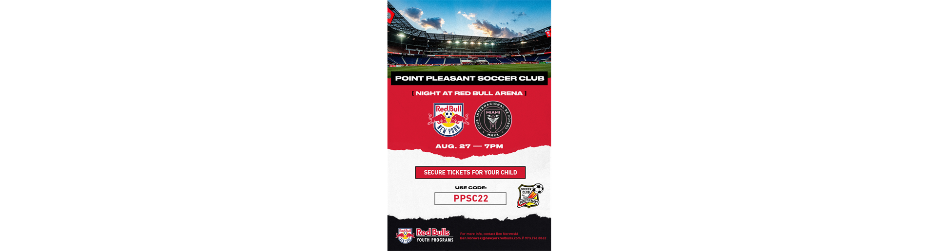 Point Pleasant Soccer Night at Red Bull Arena