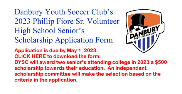 2023 Phillip Fiore Sr. Scholarship Application Form