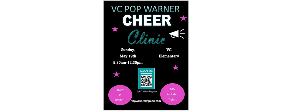 Cheer Clinic May 19th